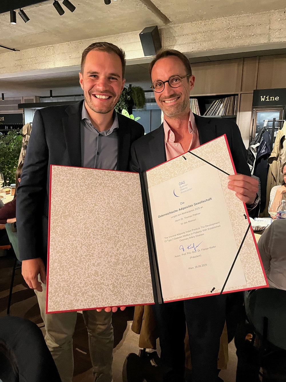 Abstractpreis ÖAG Jahrestagung 2025